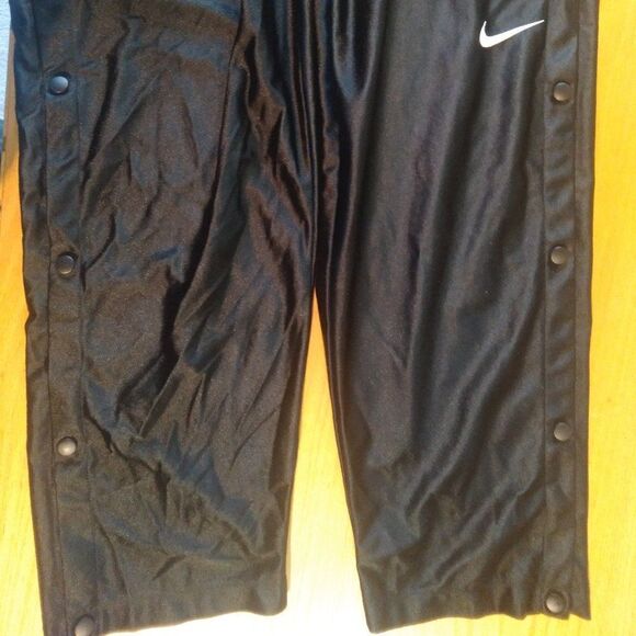 Vintage 90s Nike Sweat Pants Dazzle Shimmer Full Snap - Picture 3 of 7